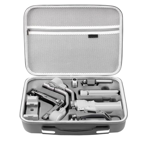Gaekol RS 4 Mini Carrying Case, Portable PU Leather Storage Case Travel Shoulder Bag for DJI Ronin RS4 Mini Gimbal Stabilizer and Accessories by Gaekol - Image 8