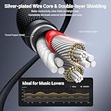 UGREEN Aux Cable 3.3FT Braided Stereo 3.5mm Audio Cable Headphone Mini Jack Male to Male Auxiliary TRS Lead Compatible with iPhone Galaxy iPad iPod Car Speaker MP3 Player Home Stereo TV PC Laptop (1M) - Image 6