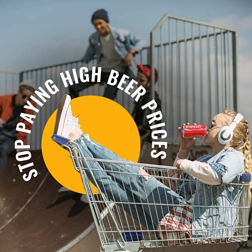 Skywin Silicone Can Sleeve (3 Pack) - Beer Can Cover can Hides Beer Can by Disguising it as a Can of Soda (Red)