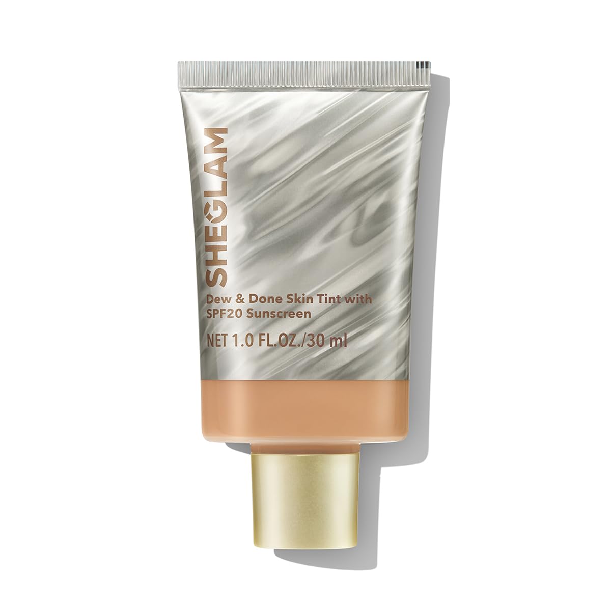 SHEGLAM Dew Done Skin Tint with SPF20 Light-medium Coverage Foundation Evens Skin Tone-Warm Vanilla
