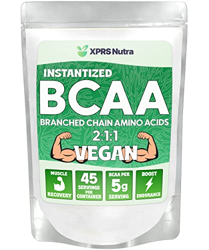 XPRS Nutra BCAA Powder - Amino Acids Supplement for Men - Unflavored BCAA Workout Supplements - Gym Supplements for Men - Amino Acids Supplement for Women for Gym Post Workout Recovery (8 Ounce)