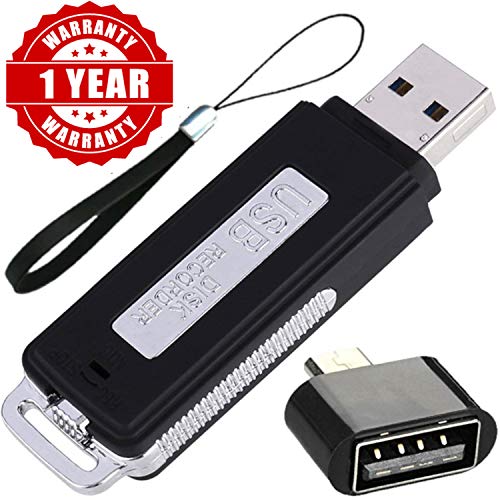 Digital Voice Audio Recorder - Voice Recorder - No Flashing Light While Recording