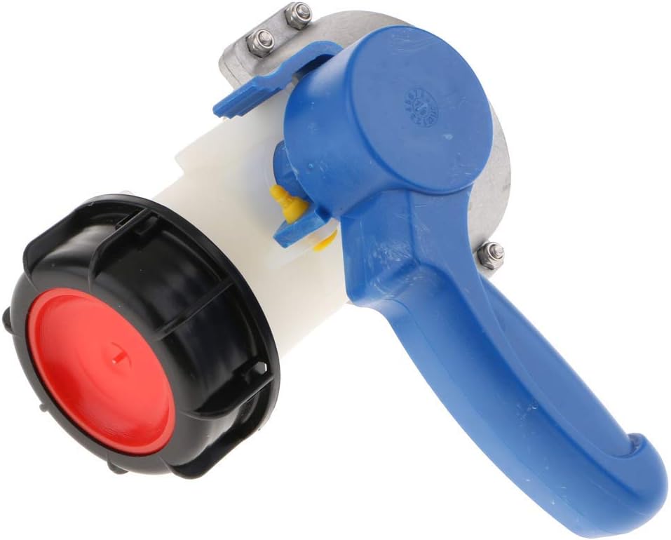 ready IBC Tank Adapter,S60X6 IBC Tote Tank Drain Adpater IBC Tap Fitting for Oil Fuel Water (DN40(62mm))