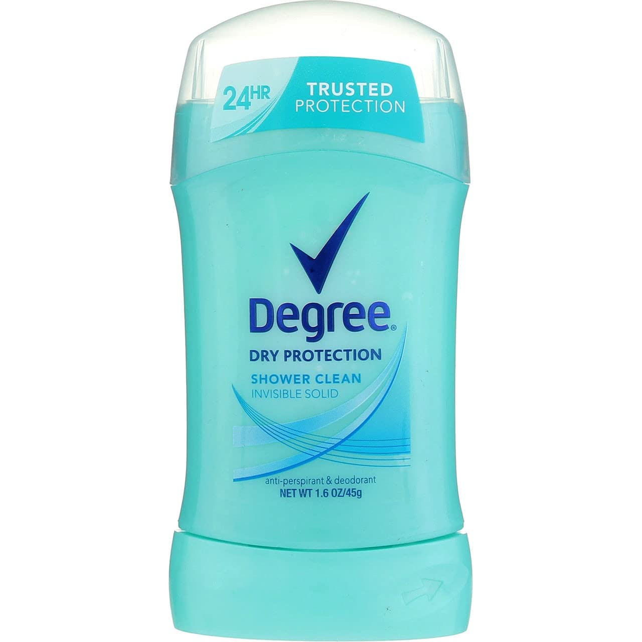 Degree Shower Clean Dry Protection Antiperspirant Deodorant Stick, 1.6 oz (Pack of 6)