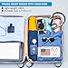 Upgraded 2200W 220V to 110V Converter for European Travel, Voltage Converter US to Europe for Hair Dryer Straightener Curling Iron, 2300W Power Adapter with USB for Laptop Tablet Camera Cell Phone