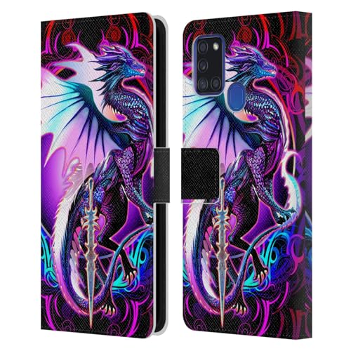Étui portefeuille Samsung A21s Ruth Thompson dragon