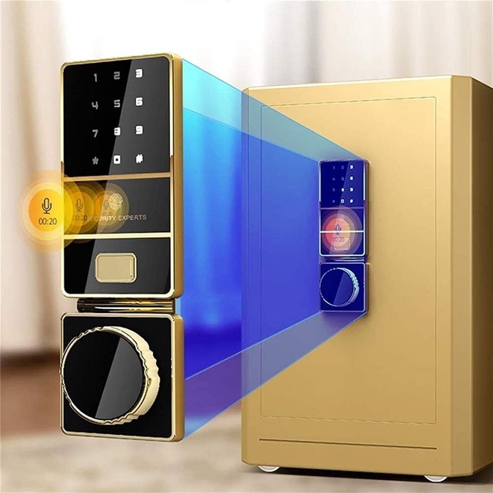 Caja de Seguridad Caja Fuerte ignífuga a Prueba de Agua Cajas Fuertes de Alta Seguridad Caja Fuerte Digital electrónica Caja Fuerte de Acero para el hogar - Caja Fuerte más Grande Que Las estándar F