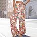 Women’s Loose Casual Palazzo Pant High Waisted Floral Boho Trousers Cruise Outfits Summer Flowy Wide Leg Pants