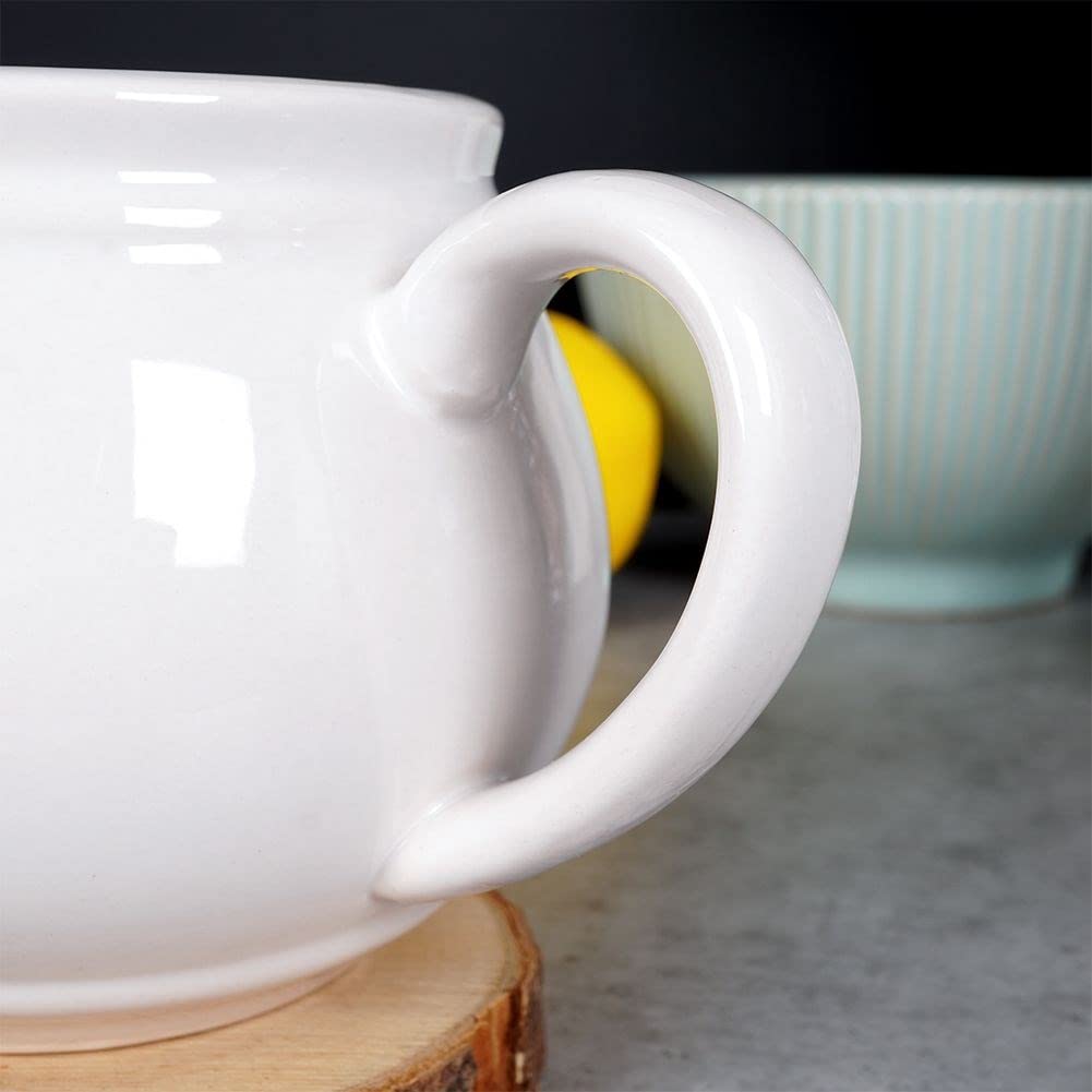 Orion Mok Keramiek Wit 290 ml - Koffiemok - Theebeke