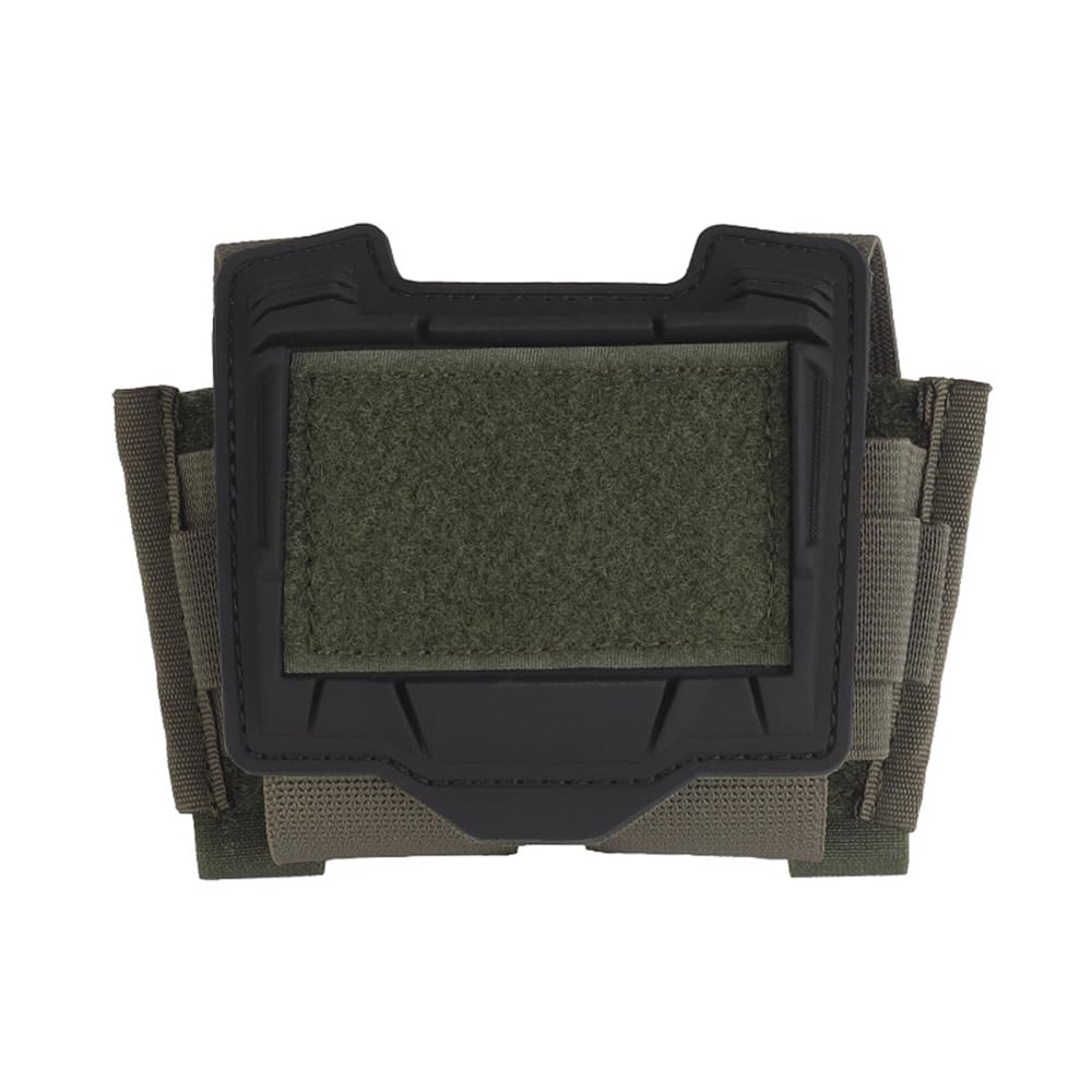 Akku Tasche für Taktische Helme, Helm Batteriepack, Taktische Helmzubehör Tasche, wasserdichte Helm Batterietasche mit Elastischem Befestigungsseil für die Jagd