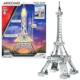 Meccano 2 in 1 Model Kit: Eiffel Tower & Brooklyn Bridge