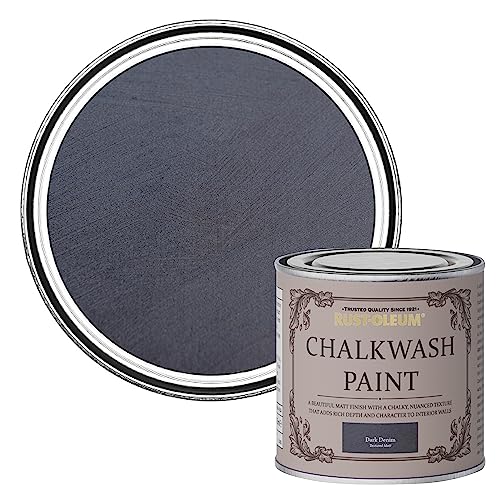 Rust-Oleum Chalkwash Wall Paint Dark Denim 125ml