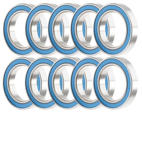 Roulement 6803RS 17x26x5 mm étanche bleu pour roue de vélo vtt et modélisme lot de 10 pièces