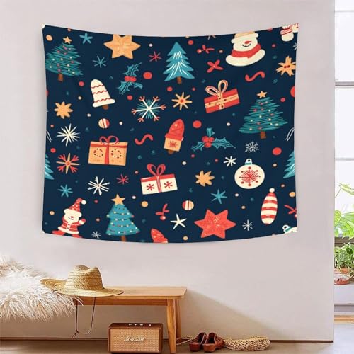 Tapisserie murale effet 3D cadeau de Noël idéal pour décorer grand tissu 180x230