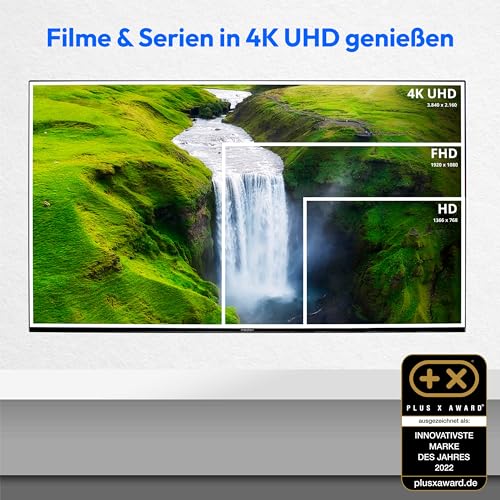 MEDION X15070 (MD 30707) 125,7 cm (50 Zoll) Fernseher (Smart TV, 4K Ultra HD, Dolby Vision HDR, Dolby Atmos, Subwoofer, Netflix, Prime Video, MEMC, Micro Dimming, Bluetooth, PVR) – Bild 3
