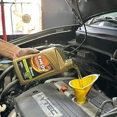 ENEOS 3701-320 0W-20 Fully Synthetic Motor Oil, 5 Quart, 1 Pack