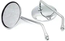 Retrovisor Moto, Retrovisor Moto Esportivo, Aço Cromado