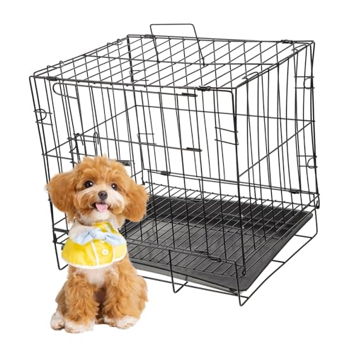 Cage pour chien robuste en fil de fer renforcé avec structure durable - 2