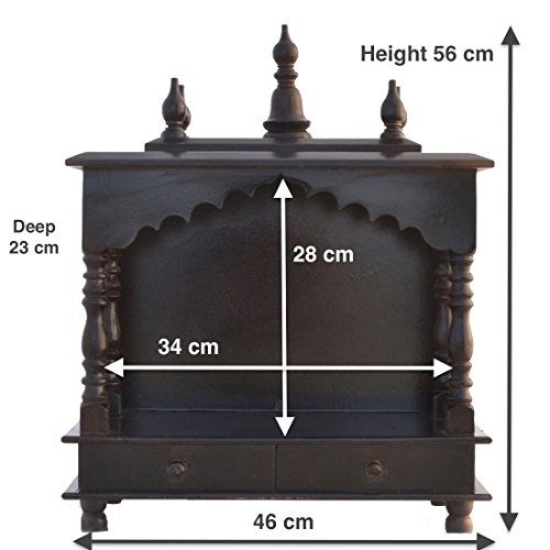 Mereappne Wooden Pooja Mandir |Indian| |Hindu| |Decoration| |Puja| |Cabinet| |Temple| |Bhagwan| |Stand| |Mandapam| |Wall| |Hanging| Decor For Home In Usa #TOP1