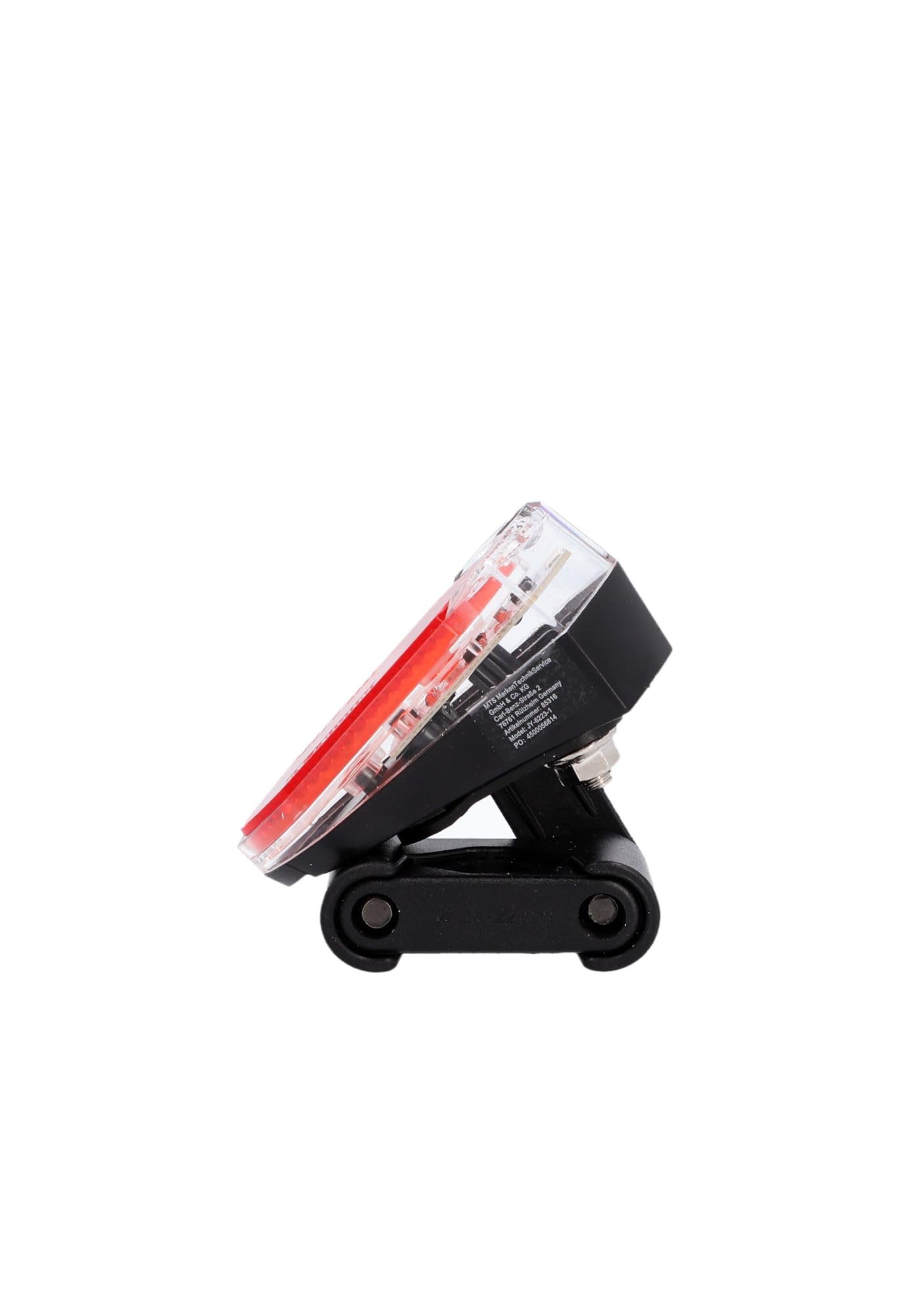 thumbnail: Fischer Dynamo LED Achterlicht Voor Bagagedrager - Met Parkeerlicht, Reflector, IP44, StVZO