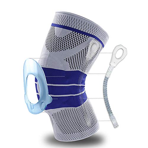 Knee Brace Compression Sleeve Support for Men & Women,Knee Wraps Patella Stabilizer