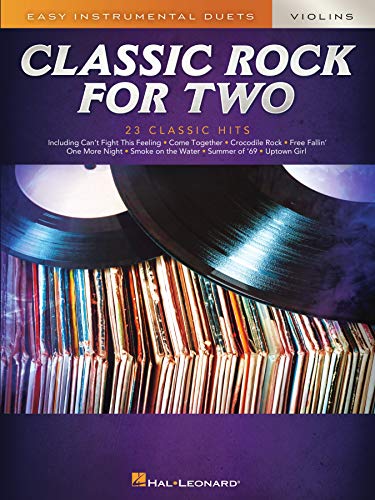 Classic Rock For Two - Easy Duets - Violin (Songbook): Easy Instrumental Duets (English Edition)