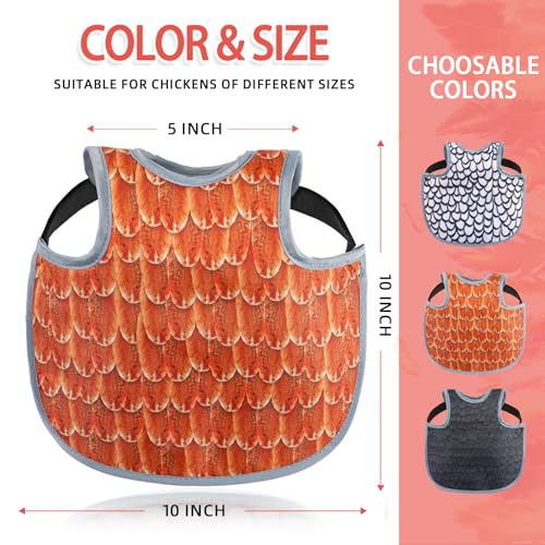 image for MYWSN Chicken Saddles for hens, Chicken Apron Back Protector for Hens 