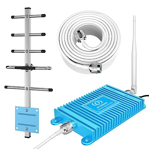 ATT 5G Cell Phone Signal Booster Band 5 FDD Cell Signal Repeater Amplifier,Boosts 5G,4G,3G,2G, Works with Straight Talk, U.S. Cellular, Sprint, Cricket, Covers up to 4000Sq.Ft, FCC Approved
