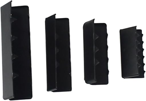 10/20/30Pcs Metal Strap Clip Buckle for Sewing Pants Belt Zipper Tail Buckles Wallet Leather End Clasp DIY Accessories Color Black, Size 32mm-10Pcs