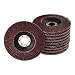 20 Stück Fächerscheiben – Ø 125 mm x 22,23 mm – jeweils 5 x Korn 40/60/80/120 – braun/Standard Fächerscheiben/Schleifmopteller/Fächerschleifscheibe