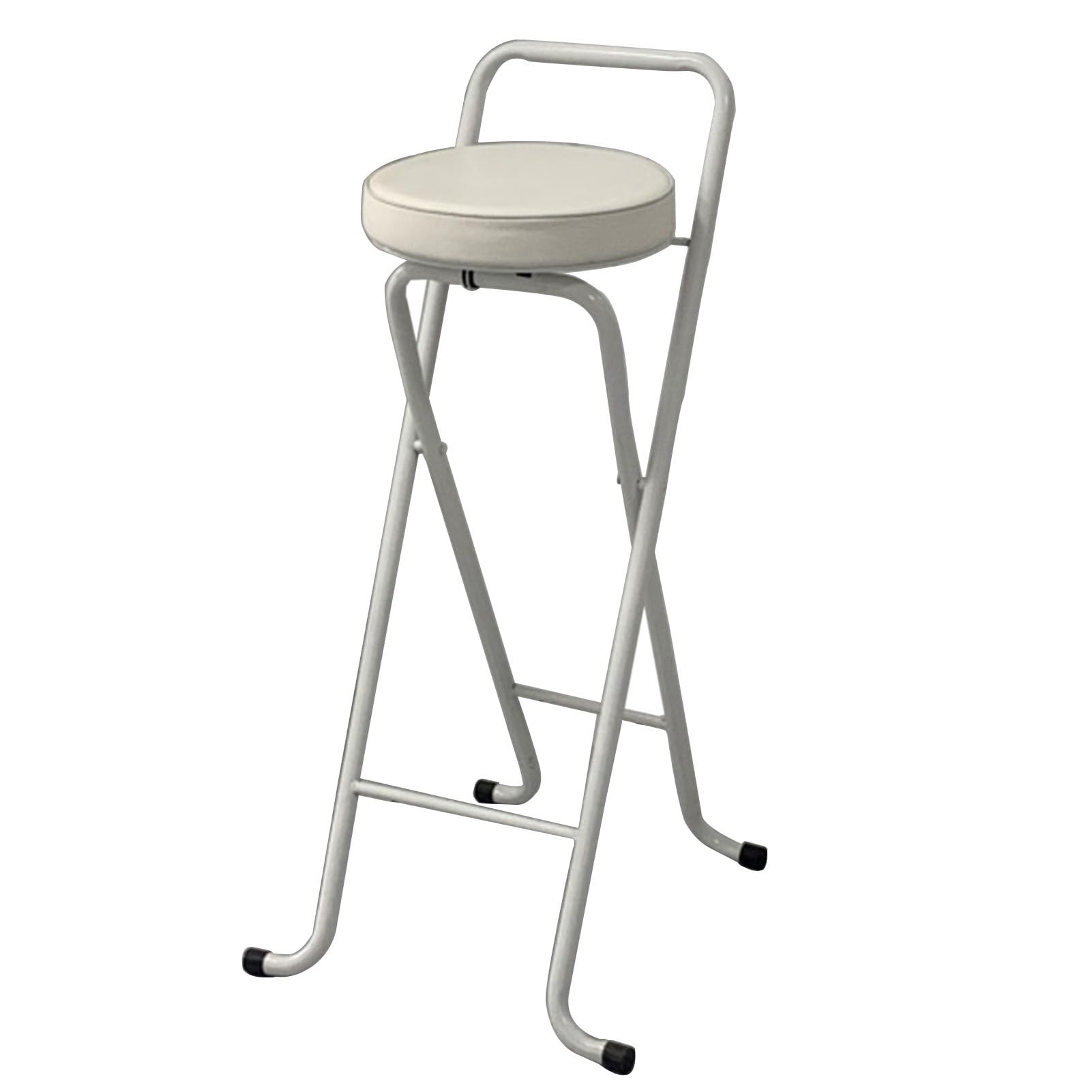 Taburete de Cocina Plegable, Taburete de Bar Acolchado y Plegable, Taburete de Silla portátil con Capacidad de 220 Libras para Cocina, Sala de Estar, jardín, Camping, Pesca