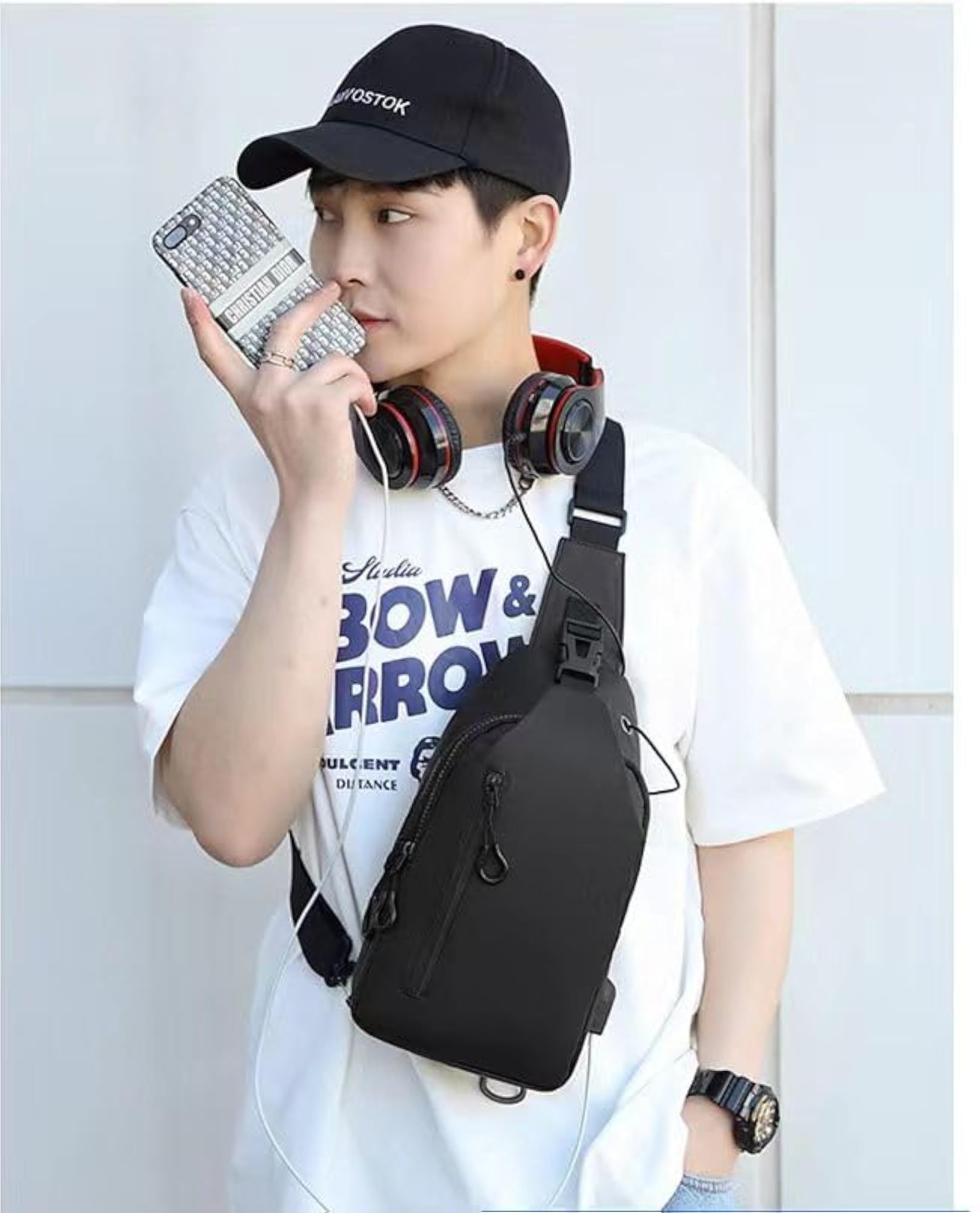 Sling Crossbody Bag for Men and Women, Waterproof