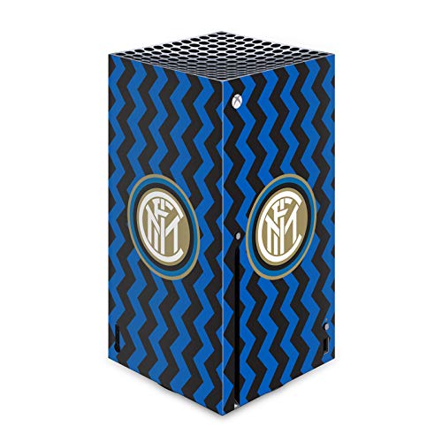 Skin Xbox Series X pour éviter les rayures avec l'autocollant Inter Milan officiel