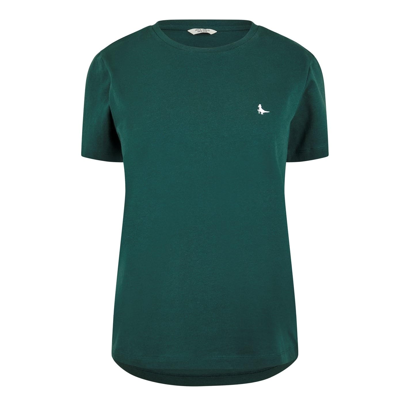 Jack Wills Womens Endmoor Boyfriend T-Shirt Dark Green 14