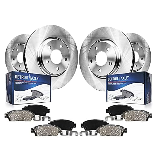 Detroit Axle - Brake Kit for 2008-2013 Nissan Rogue 2014-2015 Rogue Select