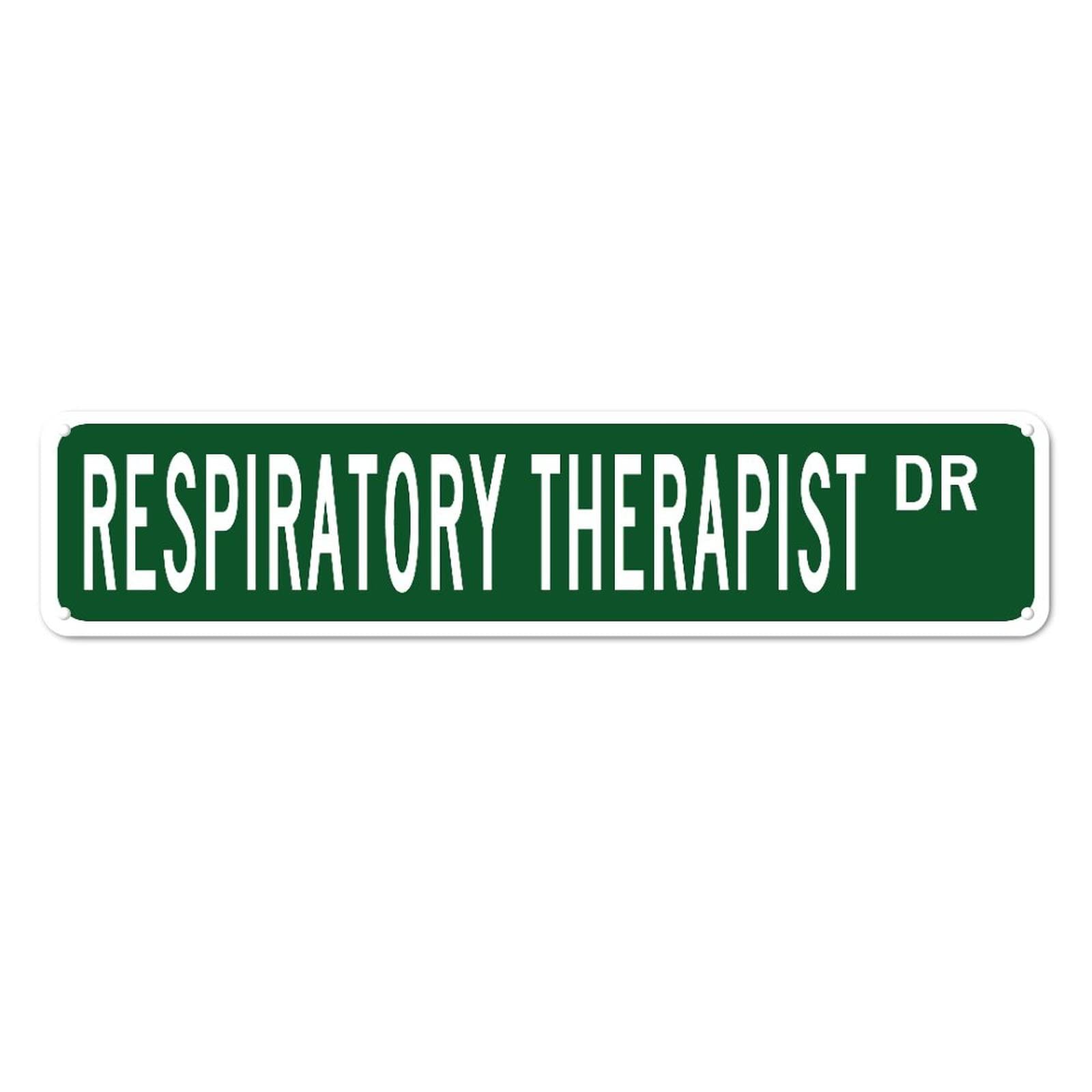 Respiratory Therapist Dr Retro Tin Signs Aluminum Art Plaque Sign Gift Outdoor Home Kitchen Garden Wall Decor 4x16 Inch