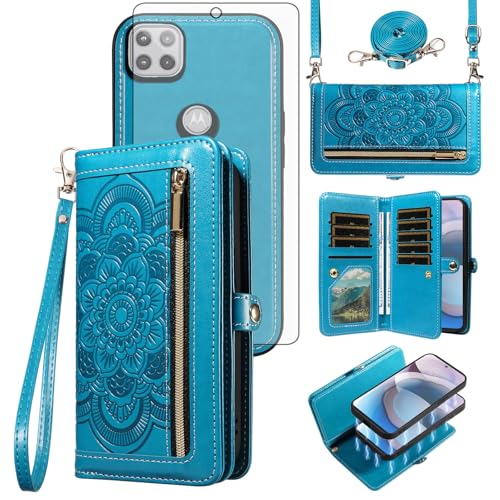 Coque Moto One 5G Ace anti-rayure avec verre trempé inclus pour réparations d'écran évitées