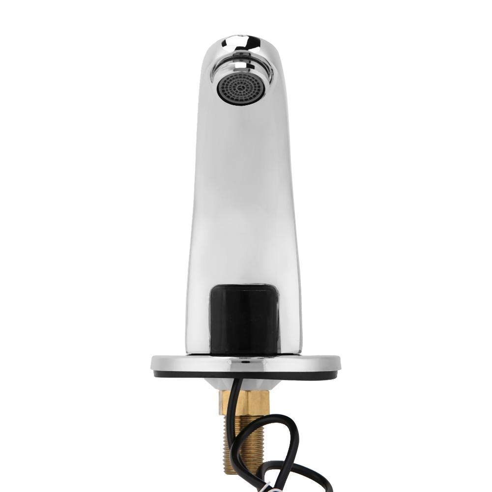 DEWIN Rubinetto per sensore a infrarossi - Rubinetto Senza Contatto induttivo Automatico a sensore a infrarossi per Acqua Fredda G1/2"