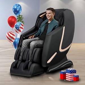 Titan AmaMedic 3D Premium Massage Chair with a New Pain-Relieving 3D Mechanism (Black)