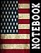 Notebook: American Flag College Ruled Notebook Decorated Home Office Supplies Single Subject Lined Paper Writers Student Journal Notebook Diary 8.5 X ... (College Wide Ruled Composition Notebooks)