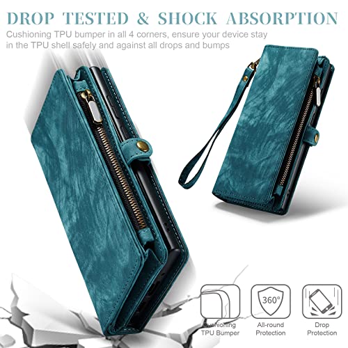 Asuwish Phone Case For Samsung Galaxy Note 20 Ultra Glaxay Note20 Plus 5G Zipper Wallet Cover With Screen Protector And Flip Card Holder Cell Gaxaly Notes 20Ultra Note20+ U + 20+ Twenty Not S20 Blue #TOP6