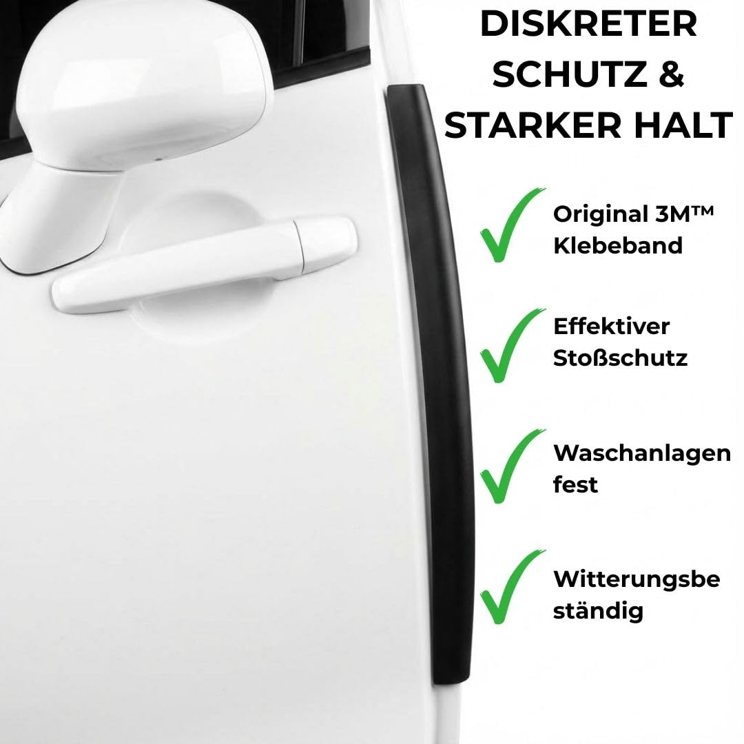 Türkantenschutz Auto – Flexibler Autotür Kantenschutz & Rammschutz – Türkantenschoner für optimalen Kratzschutz & Lackschutz