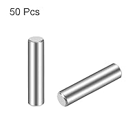 Vista 55 de uxcell 3 x 20mm(Approx 1/8") Dowel Pin 304 Stainless Steel Wood Bunk Bed Dowel Pins Shelf Pegs Support Shelves 50Pcs