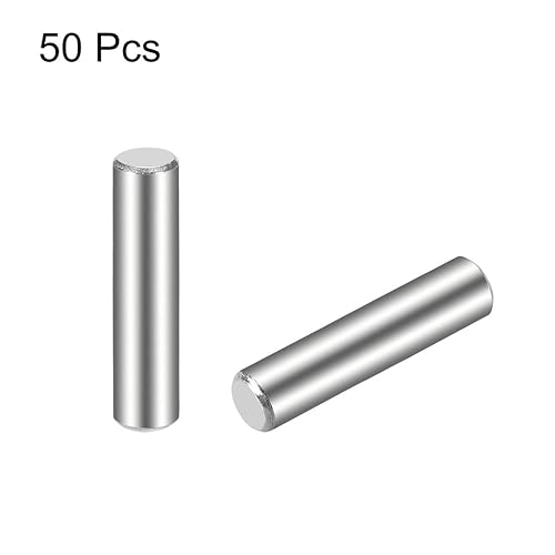 Vista 55 de uxcell 3 x 20mm(Approx 1/8") Dowel Pin 304 Stainless Steel Wood Bunk Bed Dowel Pins Shelf Pegs Support Shelves 50Pcs