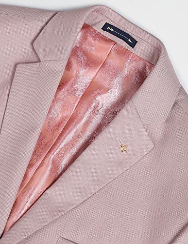 Image of Arrow Tailored Fit Dobby Suit Pink