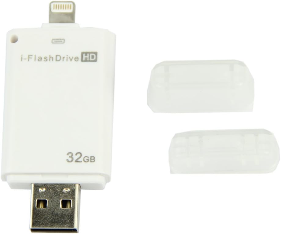 YSTD New USB 16GB/32GB i-Flash Drive U Disk Memory Card Reader Adapter For iPhone5/iPhone 5S/iPhone 5C/iPad4/iPad Air/iPad Mini/iPad Mini2/iPad Touch5/iPhone6/iPad6 (32GB)