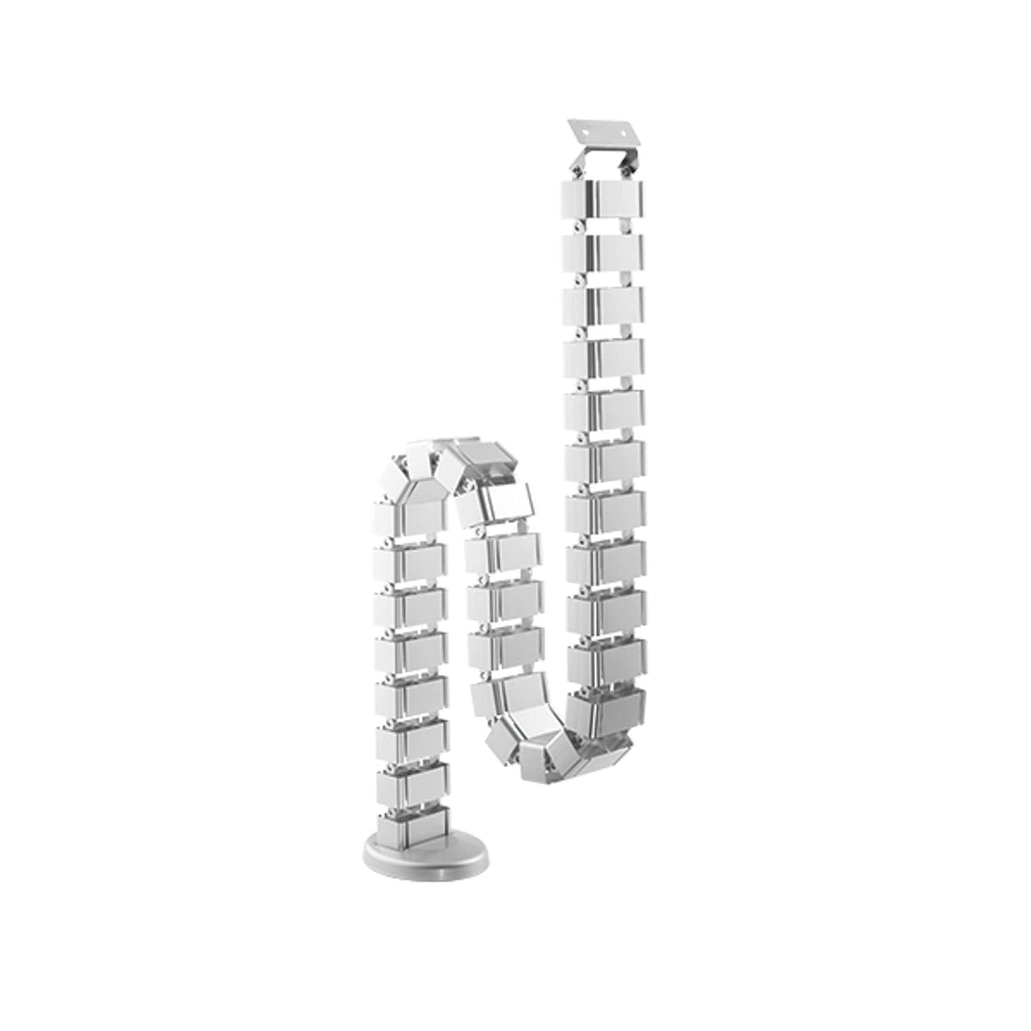 KIMEX - Columna organizadora de cables - Longitud 130cm - Color plata - 070-​1013