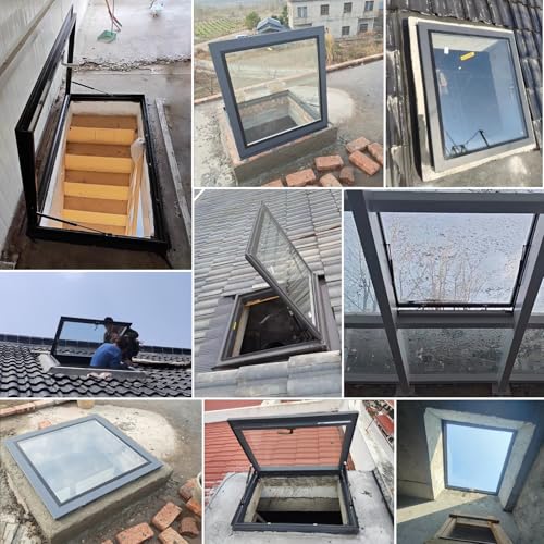 Ventanas de visualización pequeñas en aluminio arquitectónico plano 8