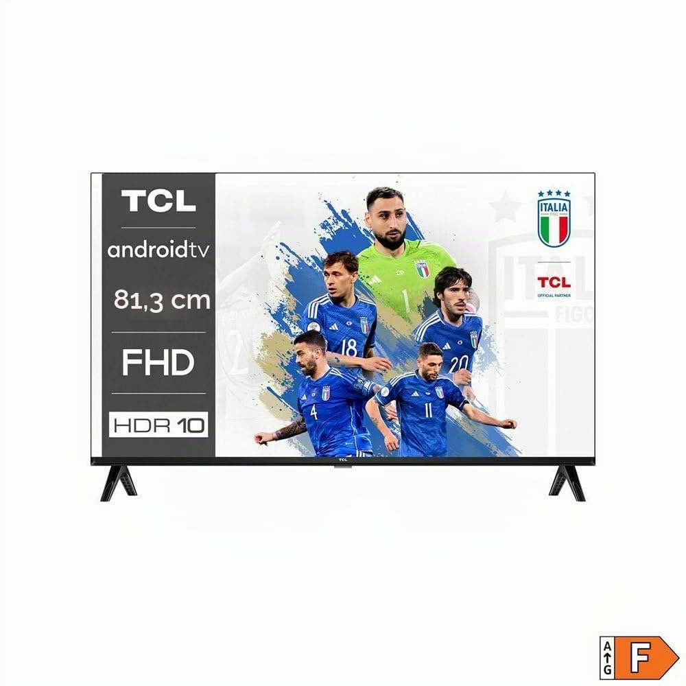 TCL 32S5400AF - Série S5400AF Android TV 32" Full HD avec HDR et Micro Dimming - Compatible avec Google Assistant, Chromecast et Google Home, Design sans Bords
