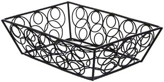 American Metalcraft EBB59B Steel Rectangular Wire Loop-D-Loop Bread Basket, Small, 9" L x
